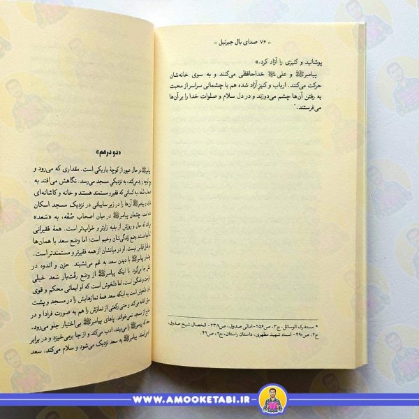 خرید کتاب صدای بال جبرئیل عمو کتابی