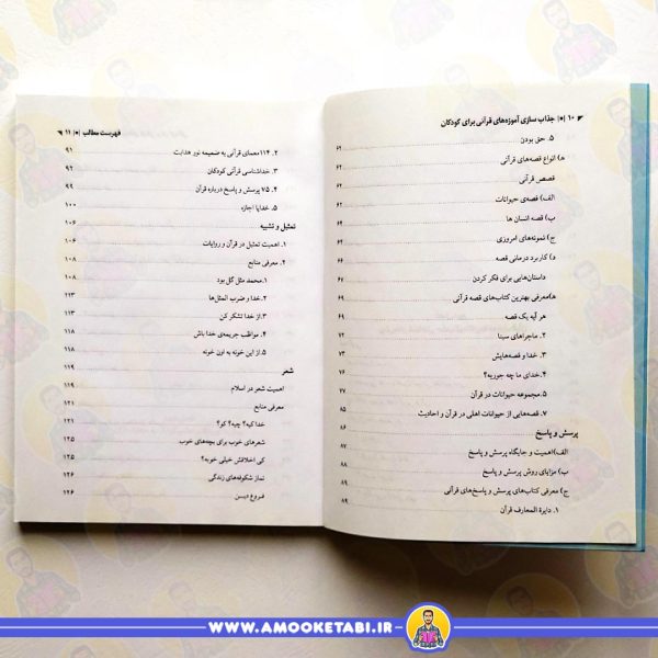 فهرست جذاب سازی آموزه های قرآنی برای کودکان
