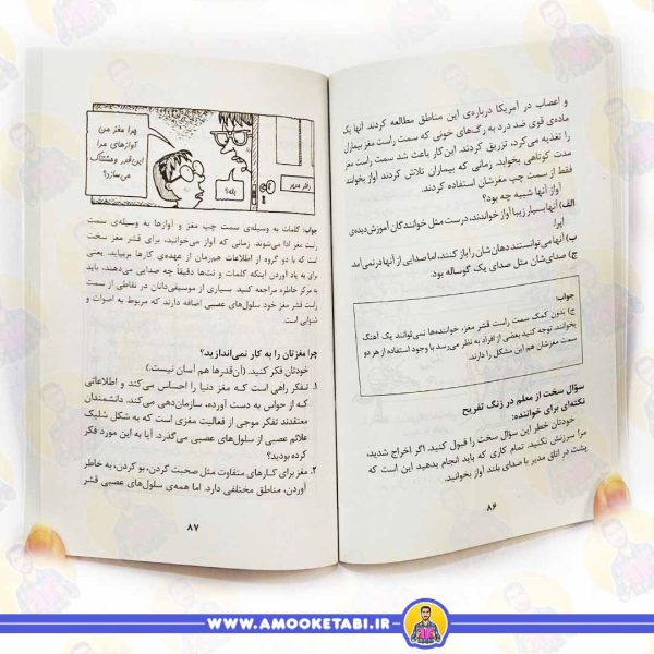 صفحه داخلی کتاب علوم ترسناک مغز پیچیده اموزشی