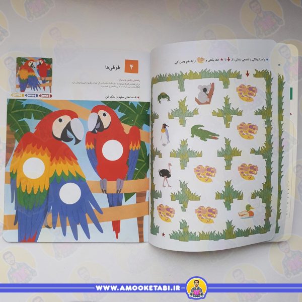 کتاب کودک کومن - رنگ کنیم 4 (4 تا 6 سال)
