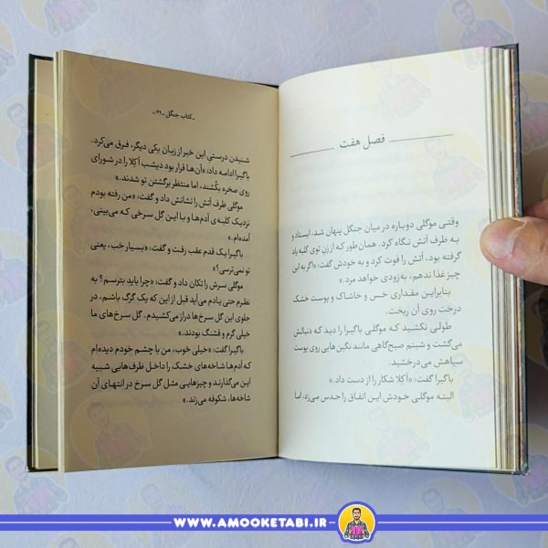 صفحه داخلی کتاب جنگل (کتابخانه کلاسیک)