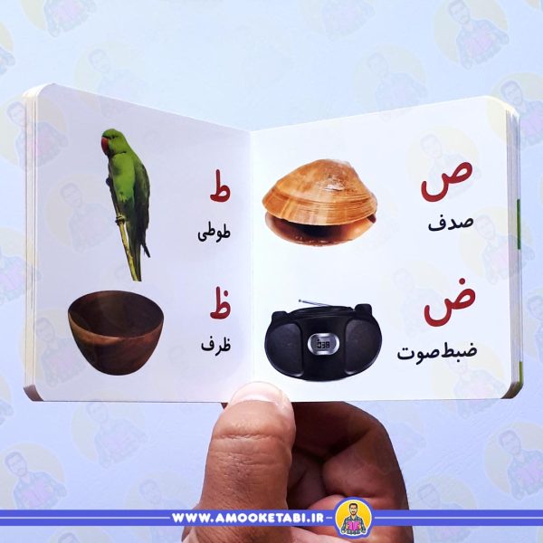 صفحه داخلی اولین کتاب من - حروف الفبا