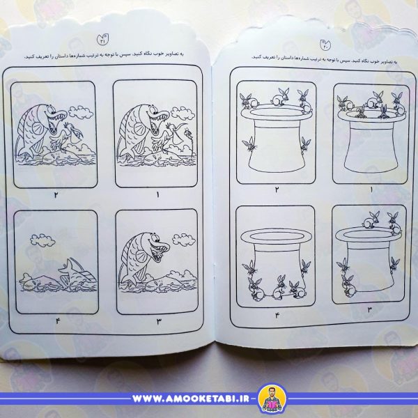 صفحه داخلی قاصدک دانایی 18 عمو کتابی