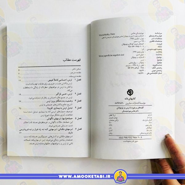 خرید کتاب کلید های ترس در نوجوانان عمو کتابی