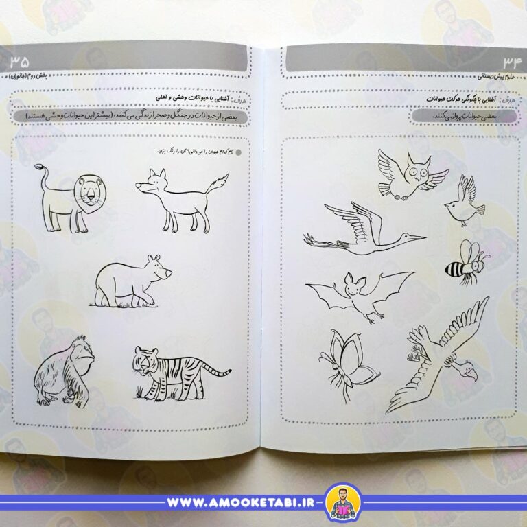 صفحه داخلی سلام پیش دبستانی ها 6 (علوم 1)