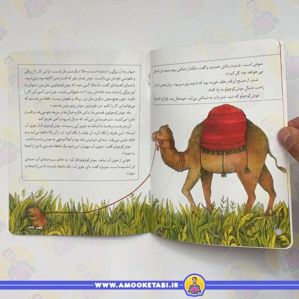 کتاب کودک قصه های تصویری از مثنوی 8 (موش و شتر)